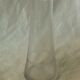 Vase a jacinthe en verre grave decor heron*