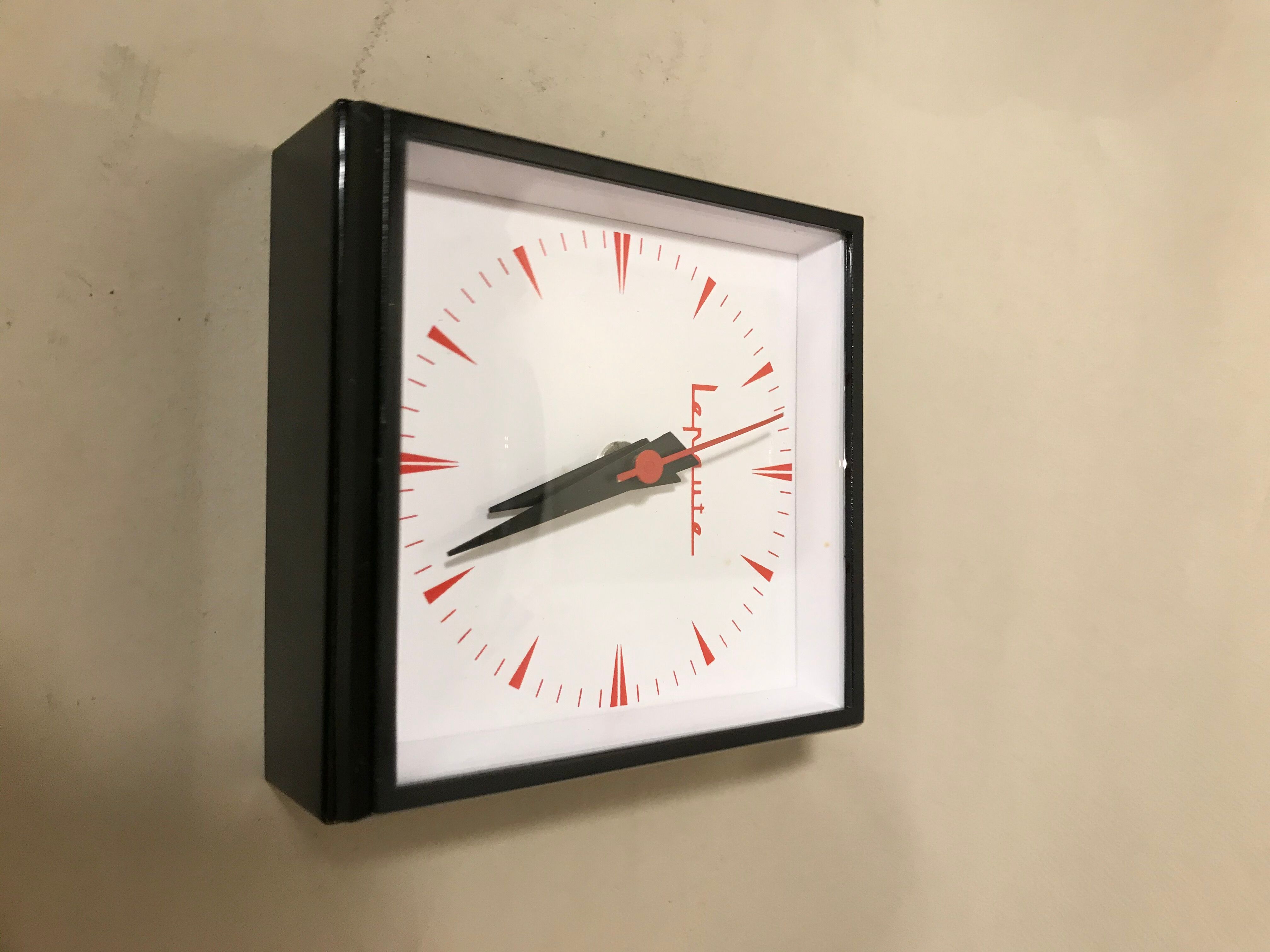 Lepaute industrial lepaute iron chrome clock