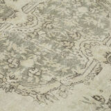 Handmade decorative oriental beige carpet 179 cm x 298 cm