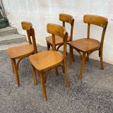 Set of 4 vintage bistro chairs