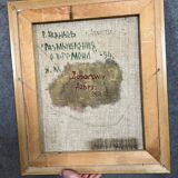 Russian School 1997: modernist oil on canvas