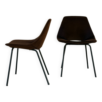Pair of chairs by Pierre Guariche – French modernism, 1960s