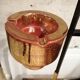 Porte cendrier vintage sur pied