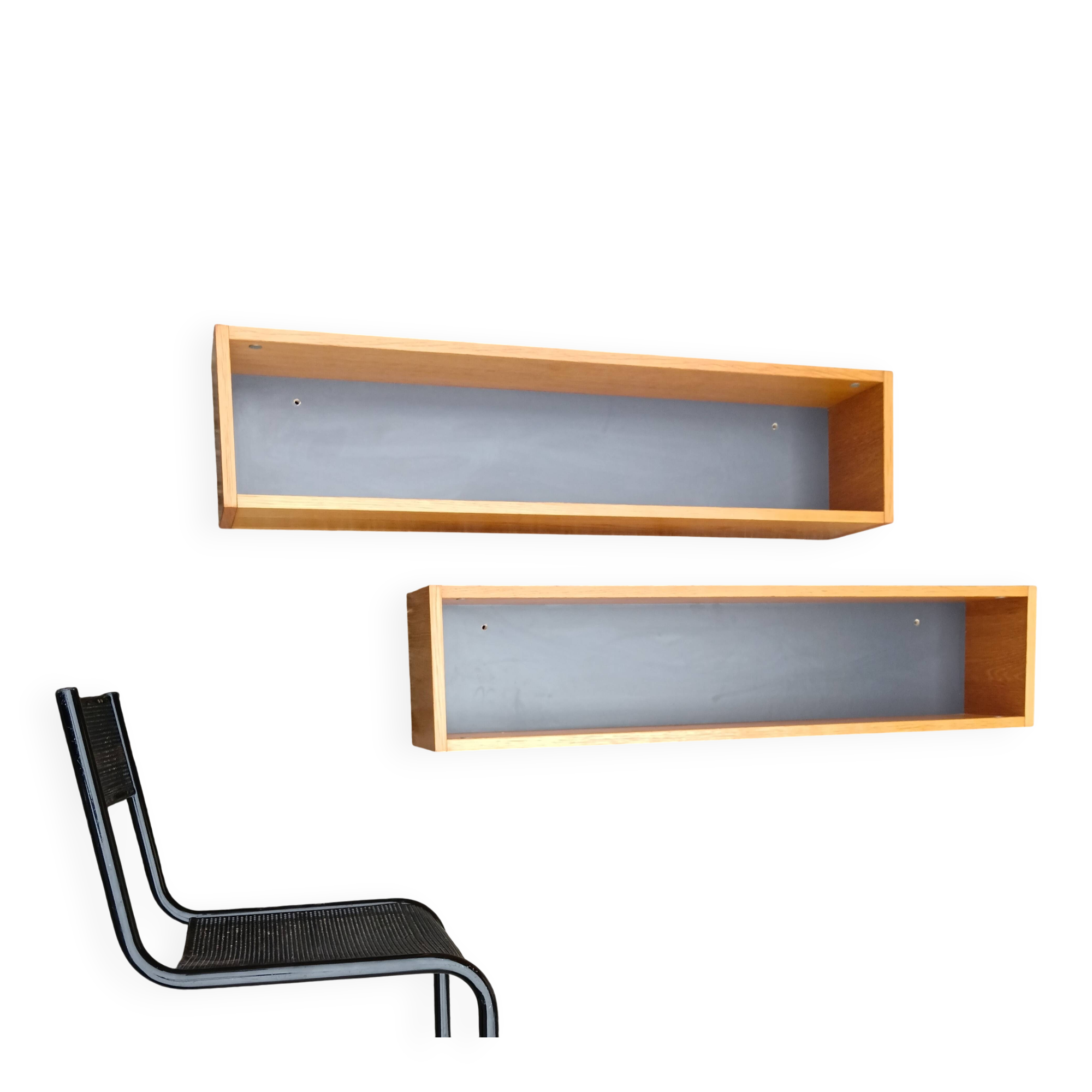 Ikea Bravad shelves 1980 made in Croatia, set of 2