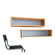 Ikea Bravad shelves 1980 made in Croatia, set of 2