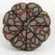 up to 3 Art Deco stools by Jindrich Halabala, leaf pattern, pouf, ottoman, 1930s