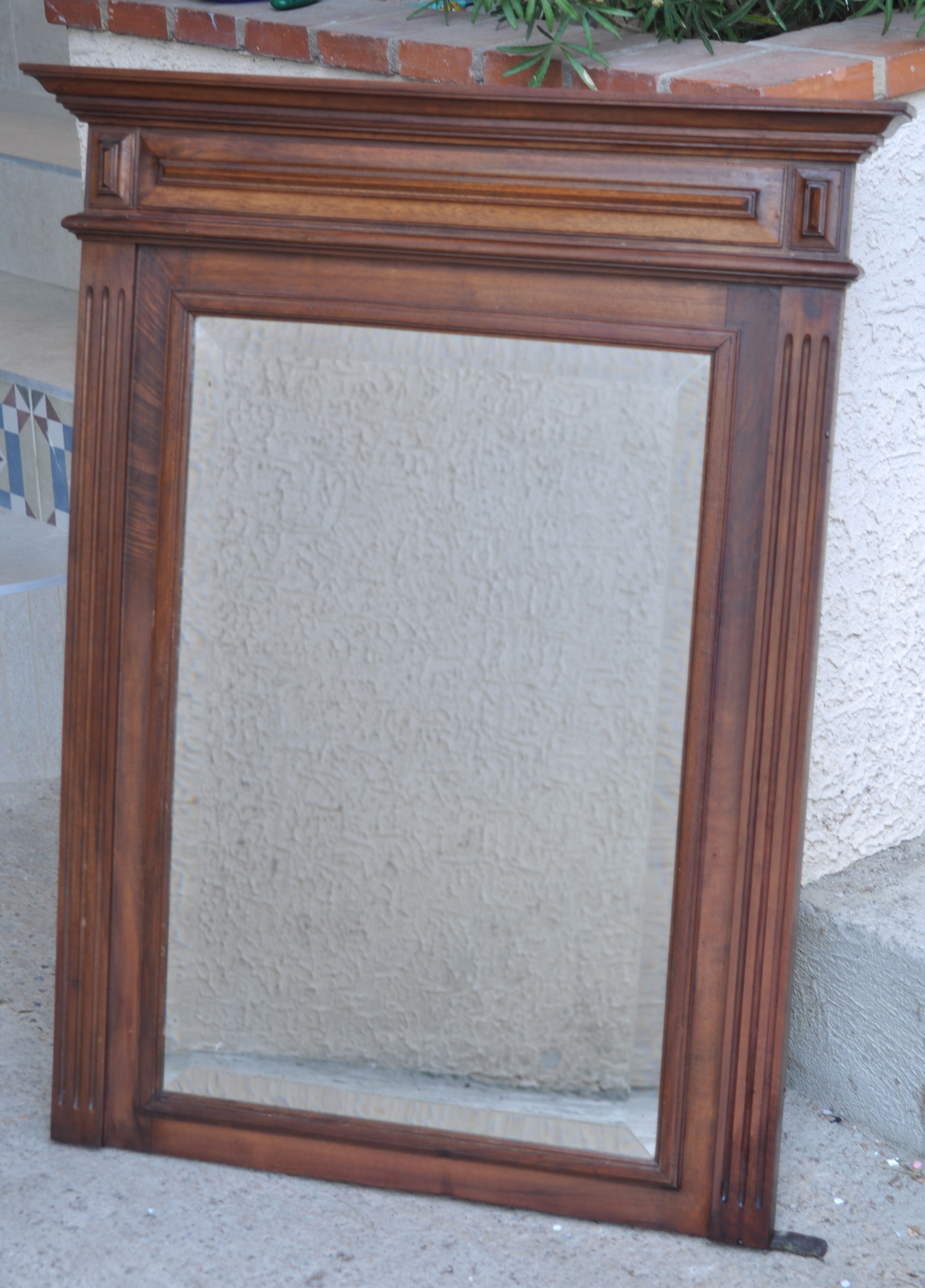Old mirror bisauté