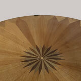 Art deco period occasional table with fruit wood inlay, france, 1930s