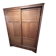 Large solid oak wardrobe – 2 sliding doors – 2