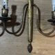 Pair of wall sconces in gilded brass – 2 lights – Louis XVI style