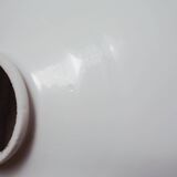 Antique pleated opaline lampshade