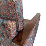 Mid Century Geometric Armchairs with Ethnic Pattern, Europe, 1970s