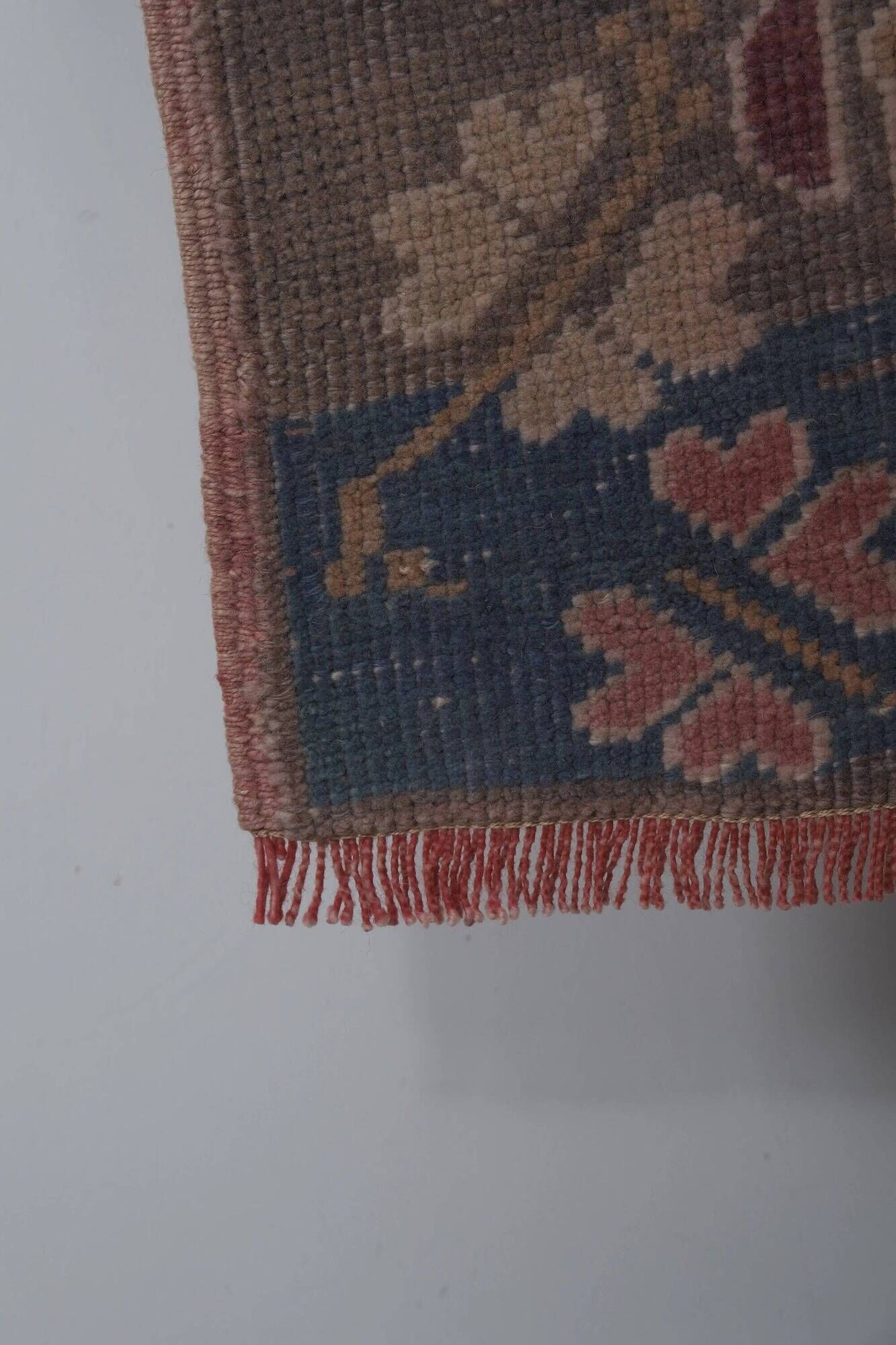 Vintage Turkish hallway rug 102x237 cm