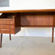 Danish Teak Desk By Gunner Nielsen for Tibergaard