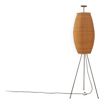 1950s tripod floor lamp