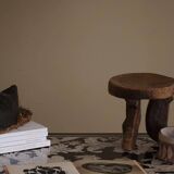 Antique Italian desk table, walnut and marble, Naples, 19th century.