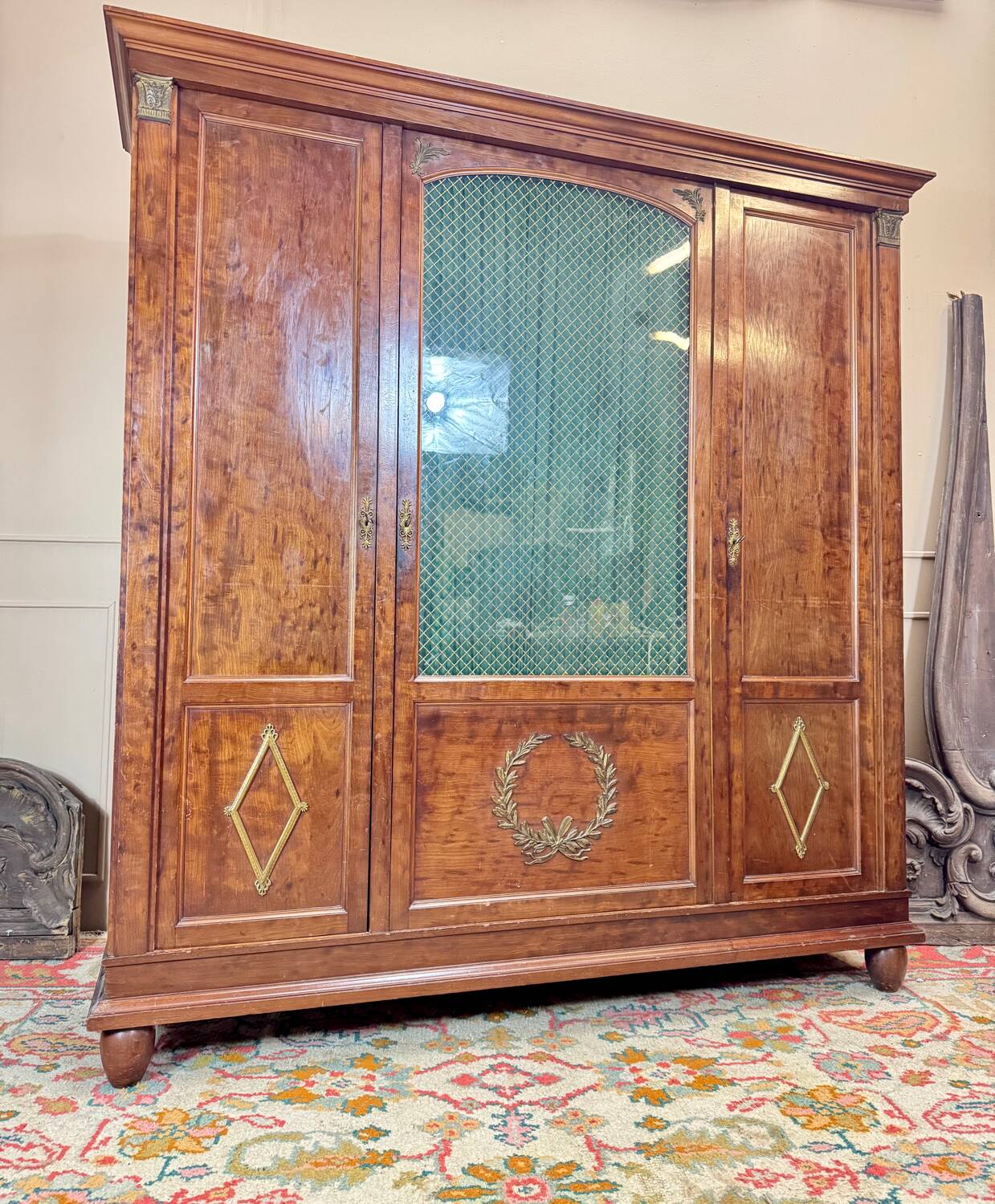 19th Century Directoire Style Mahogany Bookcase
