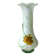 Large Venetian Vase in blown Art glass/Murano. Embossed amber-colored floral pattern. High 35 cm
