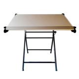 Bieffe architect's drawing table with ruler