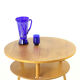 Table basse ronde Drovopodnik Holesov, circa 1960