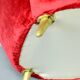 Guglielmo Veronesi Silver & Red Velvet Italian Lounge Chair for ISA Bergamo