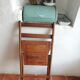 Wooden folding chair
