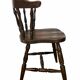 Set de 4 chaises montagnardes en chêne
