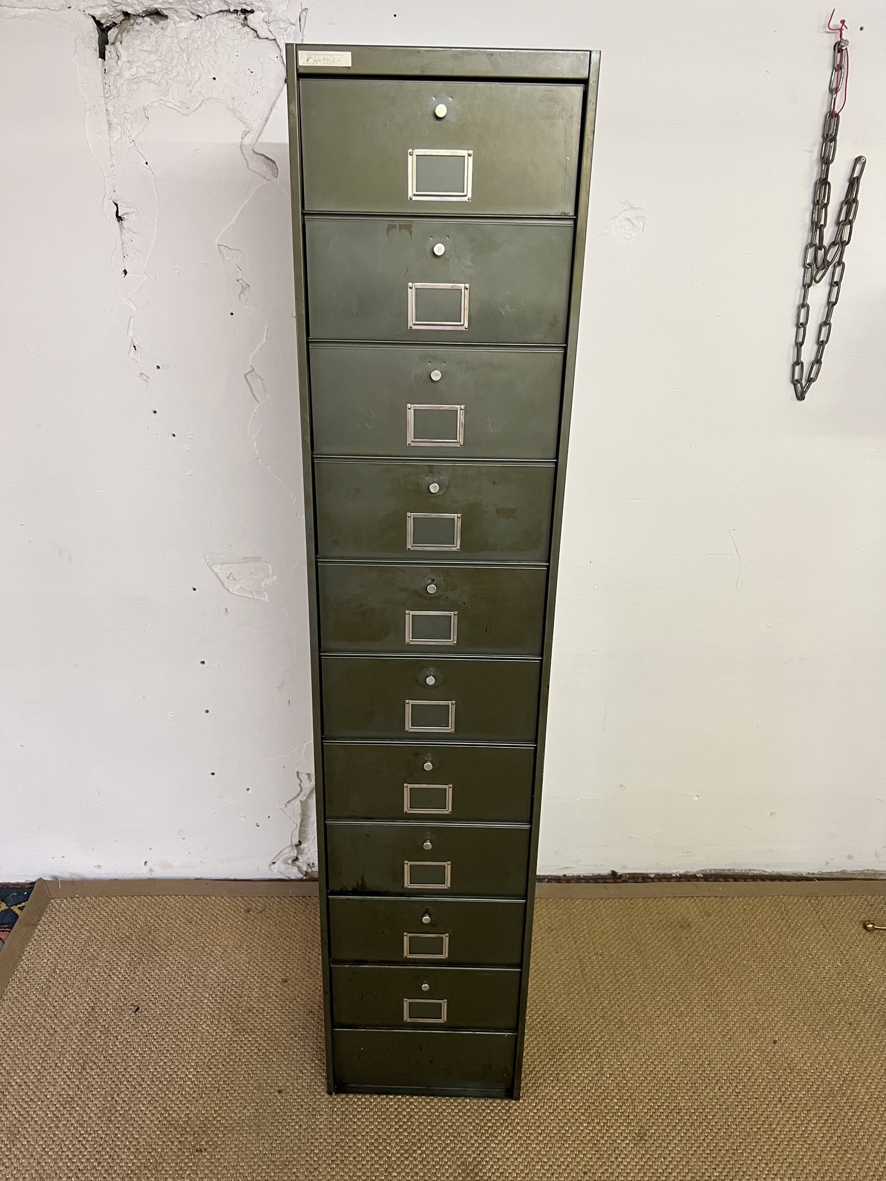 Flap furniture, 10 lockers from the 1950s
