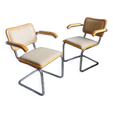 Paire de fauteuils B64 Cesca Breuer