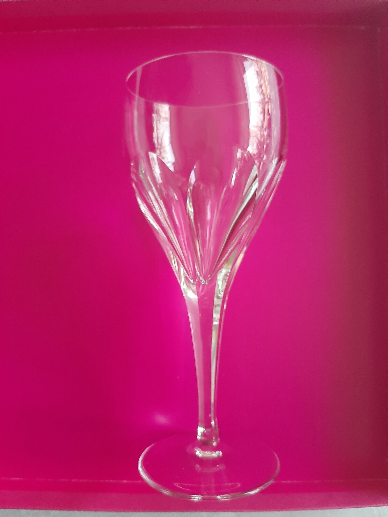 12 Milano Villeroy and Boch crystal walking glasses
