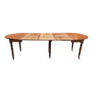 Table ronde extensible - rallonges