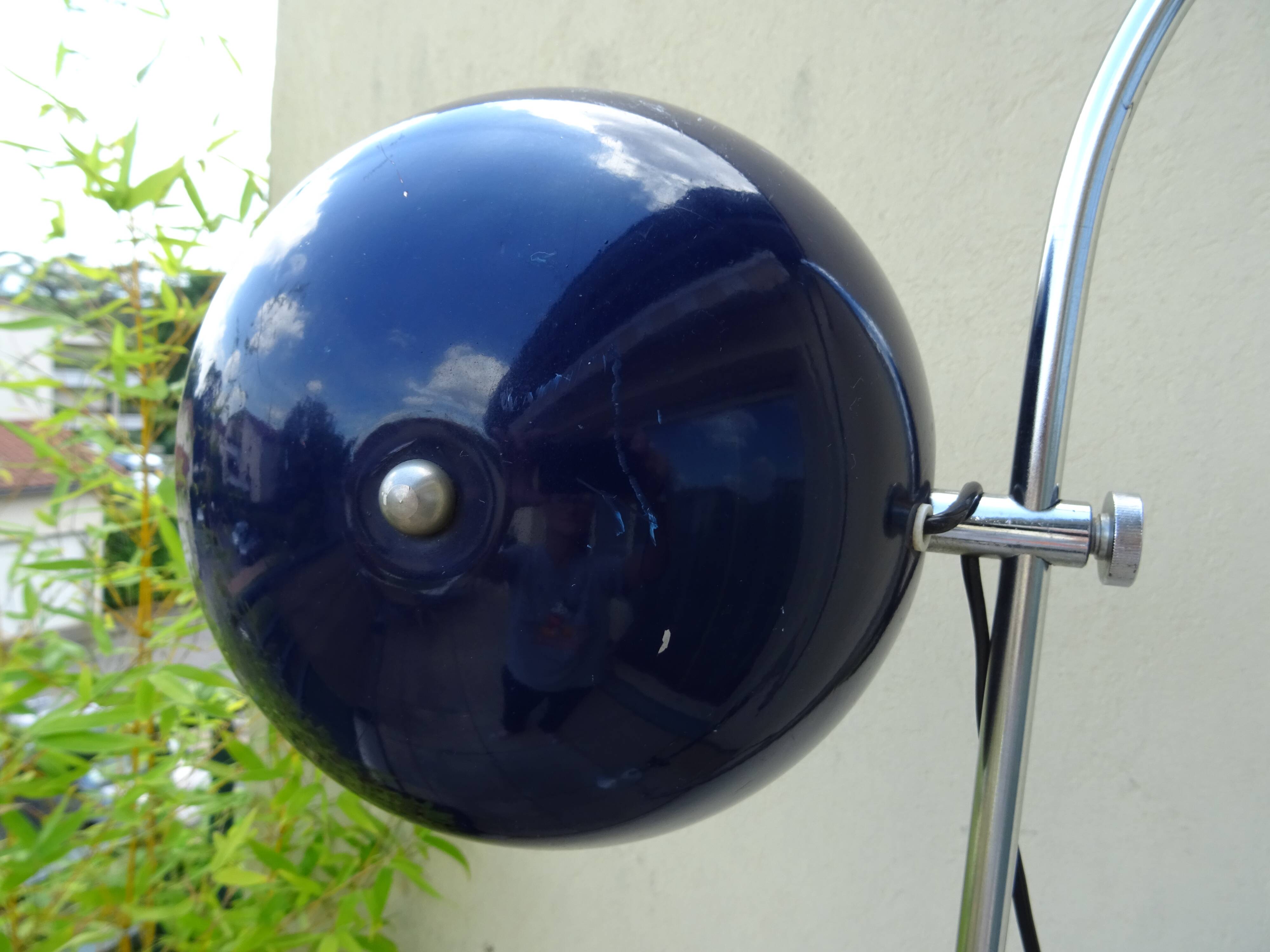 Floor lamp design eye-ball an 70 vintage Raak Gépo