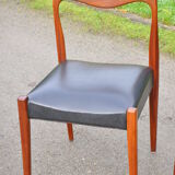 Four Scandinavian chairs