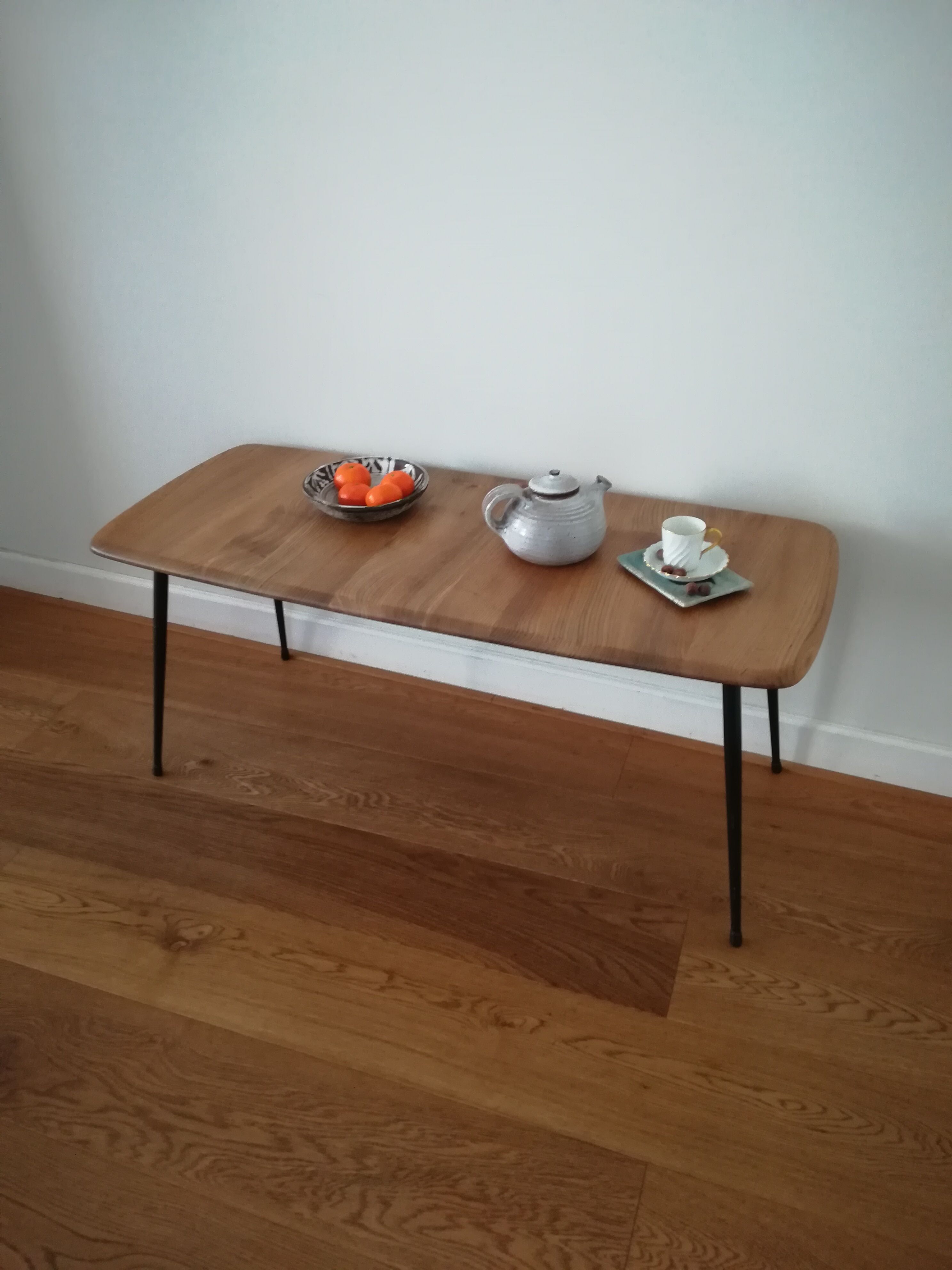 An elm coffee table