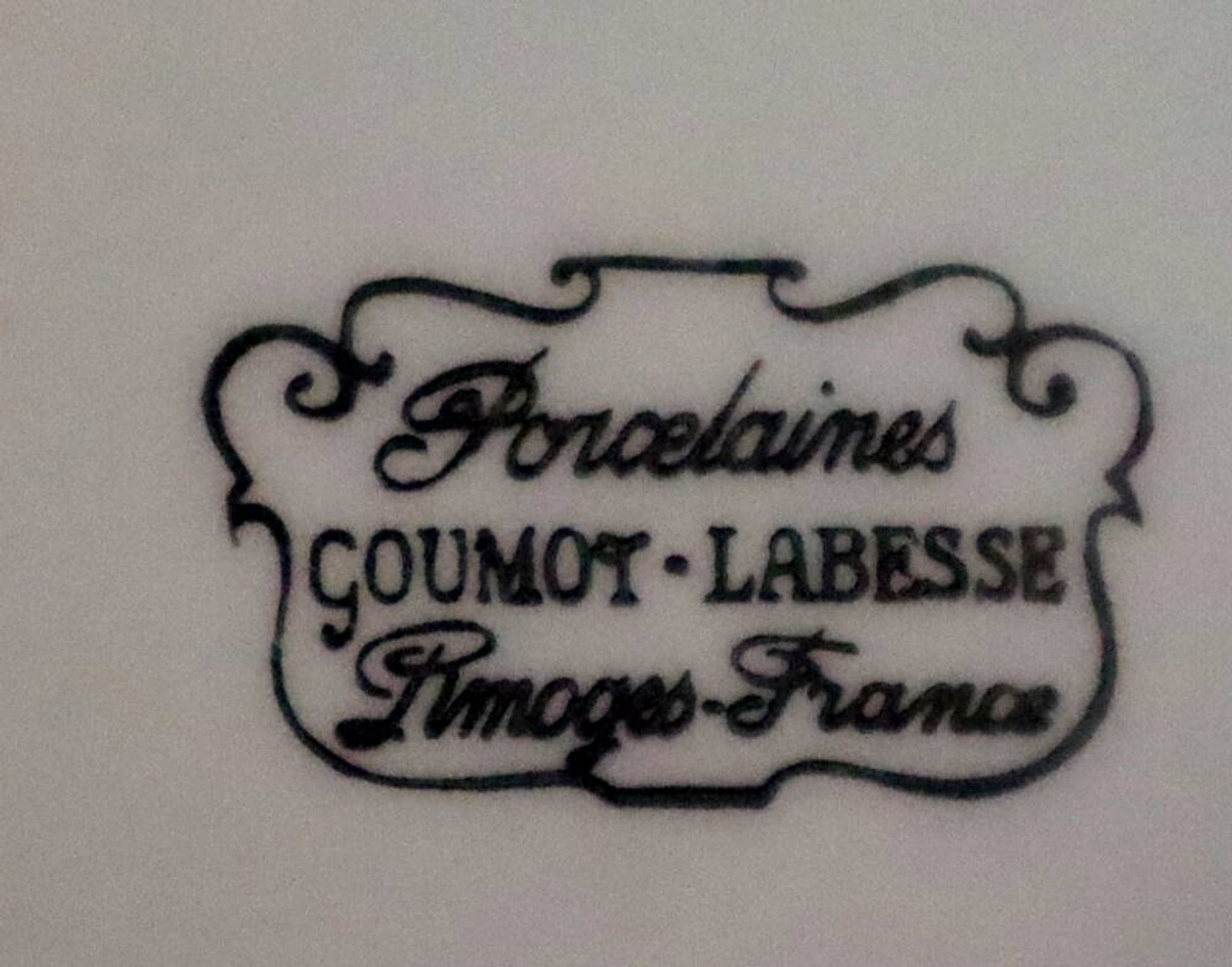 Limoges porcelain jewellery box bonbonnière - Coumot-Labesse