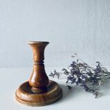 Bougeoir ancien en bois