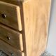 Chest of drawers raw solid wood - 40s