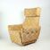 Midcentury Wingchair On Wheels By Ton, Czechoslovakia 1960s