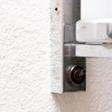 Bauhaus chromed roll wall lamp, 1930´s, Bohemia