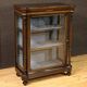 Vitrine anglaise marquetée du XIXe siècle
