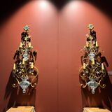 Pair of wall lights attributed to Maison Baguès or Maison Banci – c