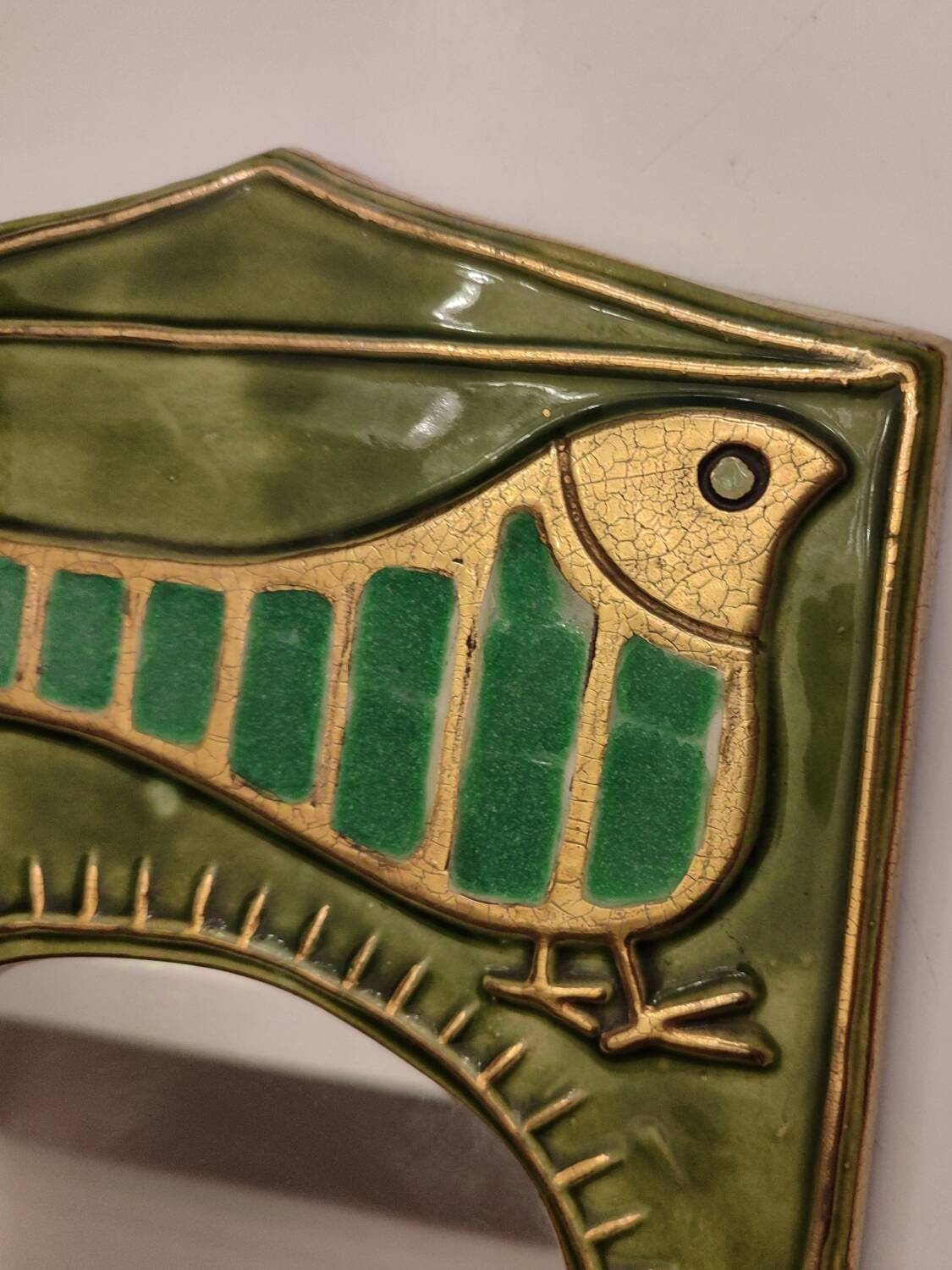 Ceramic Mirror by Mithé Espelt