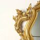 Antique baroque-style wooden mirror, Italy, 20th century