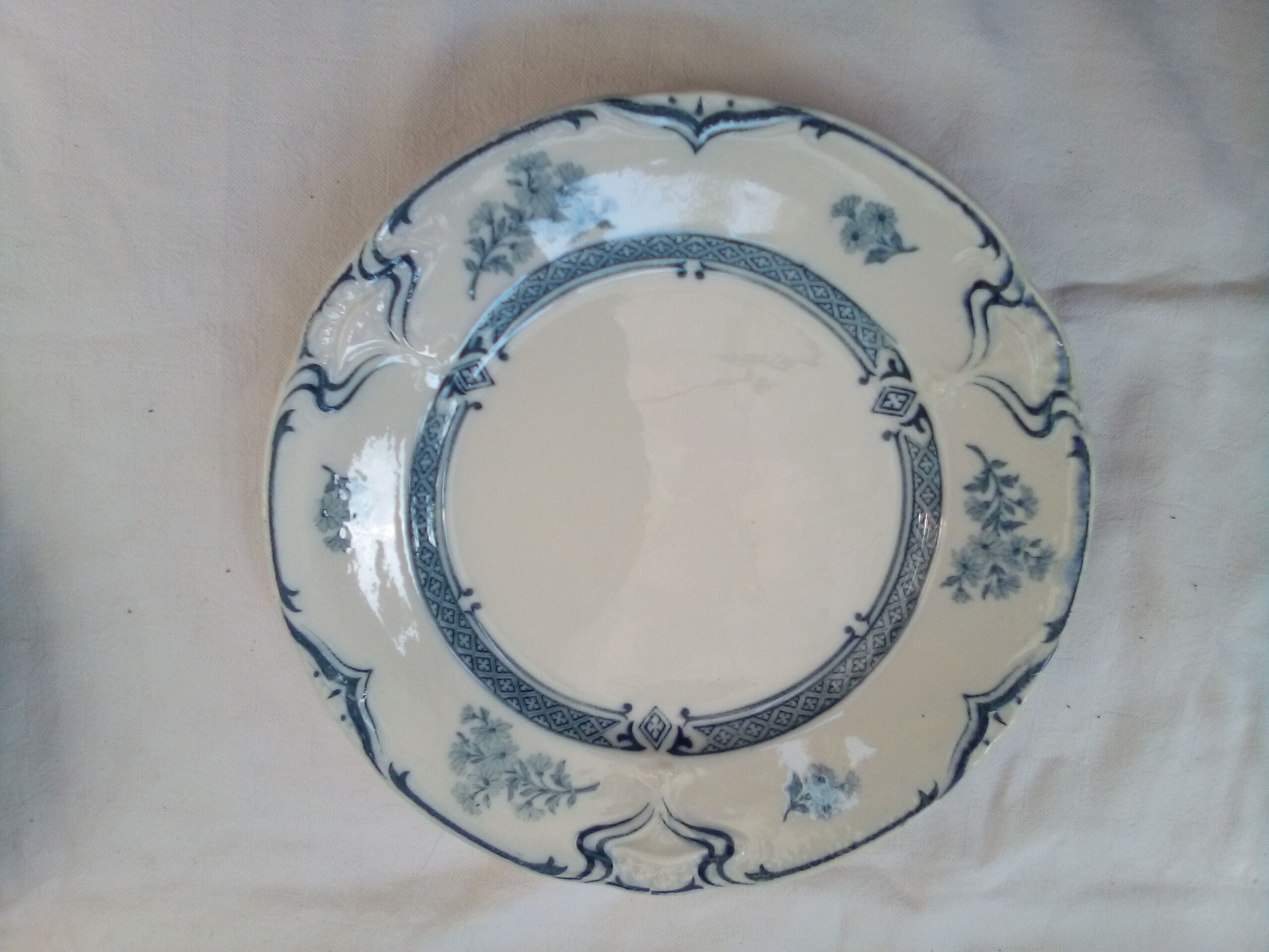 6 plates flat Manon / St Amand Hamage