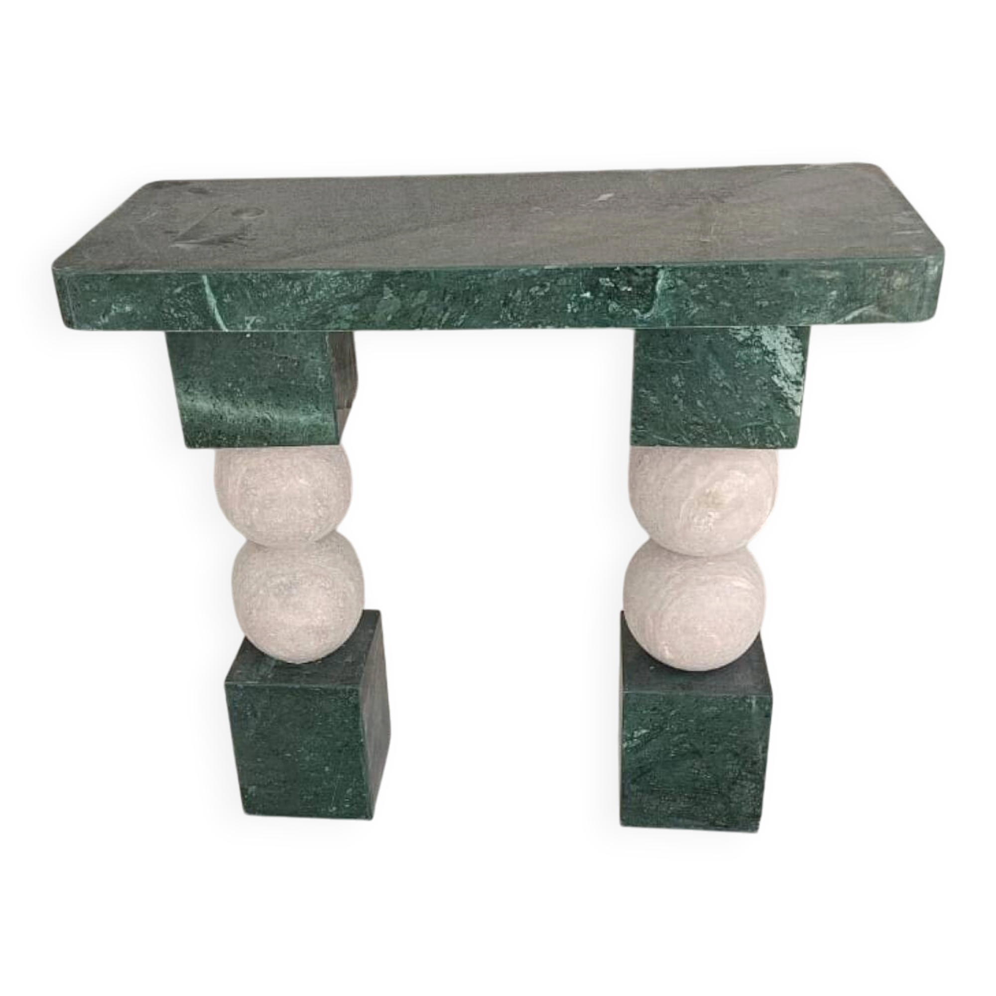 Console marbre et travertin