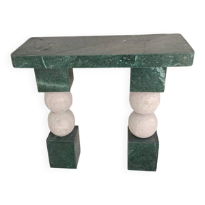Console marbre et travertin