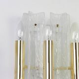 Pair of Murano glass wall lights by Kalmar, Model Lipizza, Austria, 1960s.