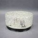 Mid-century recessed ceiling light with bubbled glass, Czechoslovakia, 1960s.