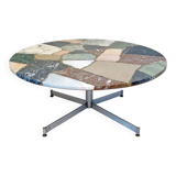Sixties vintage design stone coffee table