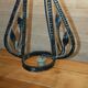 Wrought iron pendant light/chandelier